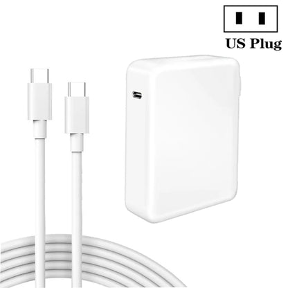 PD3.1 140W USB-C PD Laptop Power Adapter + 2m 5A USB-C to USB-C Data Cable US Plug - Cable & Adapter by buy2fix | Online Shopping UK | buy2fix