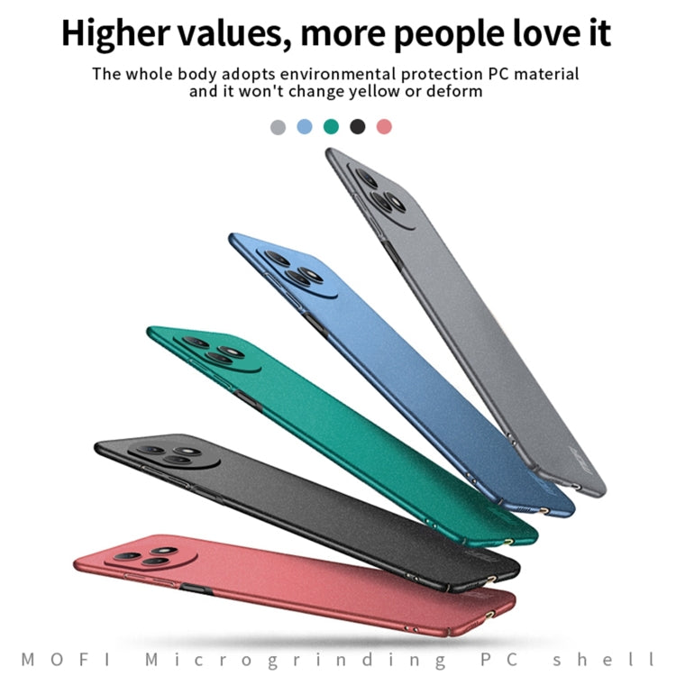 For Honor X50i+ / X50i Pro MOFI Fandun Series Frosted PC Ultra-thin All-inclusive Phone Case(Green) - Honor Cases by MOFI | Online Shopping UK | buy2fix