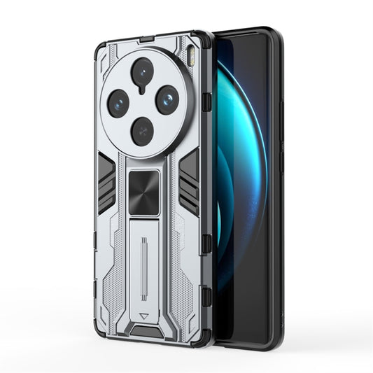 For vivo X100 Pro Supersonic Armor PC Hybrid TPU Phone Case(Grey) - X100 Pro Cases by imak | Online Shopping UK | buy2fix