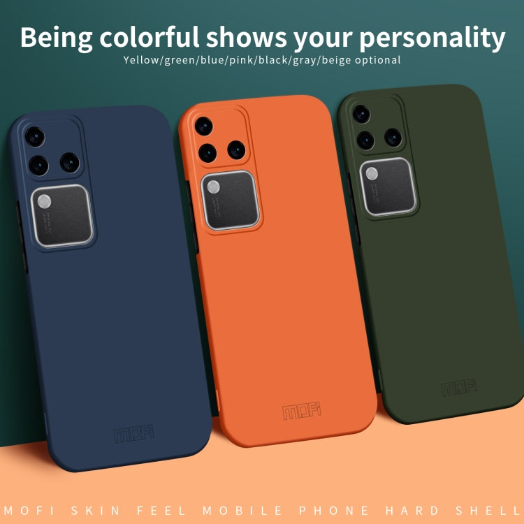 For vivo S18 Pro MOFI Qin Series Skin Feel All-inclusive PC Phone Case(Beige) - S18 Pro Cases by MOFI | Online Shopping UK | buy2fix
