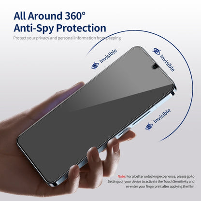 For Samsung Galaxy A15 4G / 5G ENKAY Hat-Prince 360 Degree Anti-peeping Privacy Full Screen Tempered Glass Film - Galaxy Tempered Glass by ENKAY | Online Shopping UK | buy2fix