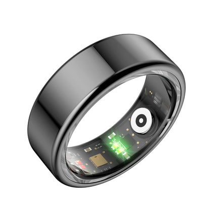 R02 SIZE 9 Smart Ring, Support Heart Rate / Blood Oxygen / Sleep Monitoring / Multiple Sports Modes(Black) - Smart Rings / Smart Telephones by buy2fix | Online Shopping UK | buy2fix