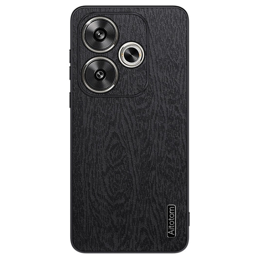 For Xiaomi Redmi Turbo 3 Tree Bark Leather Shockproof Phone Case(Black) - Xiaomi Cases by buy2fix | Online Shopping UK | buy2fix
