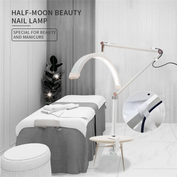 HD-M3X For Eyelash Extensions / Tattoo / Nail Art Lighting Lamp 16 inch Clip-on Half Moon Desk Lamp(AU Plug) - Selfie Light by buy2fix | Online Shopping UK | buy2fix