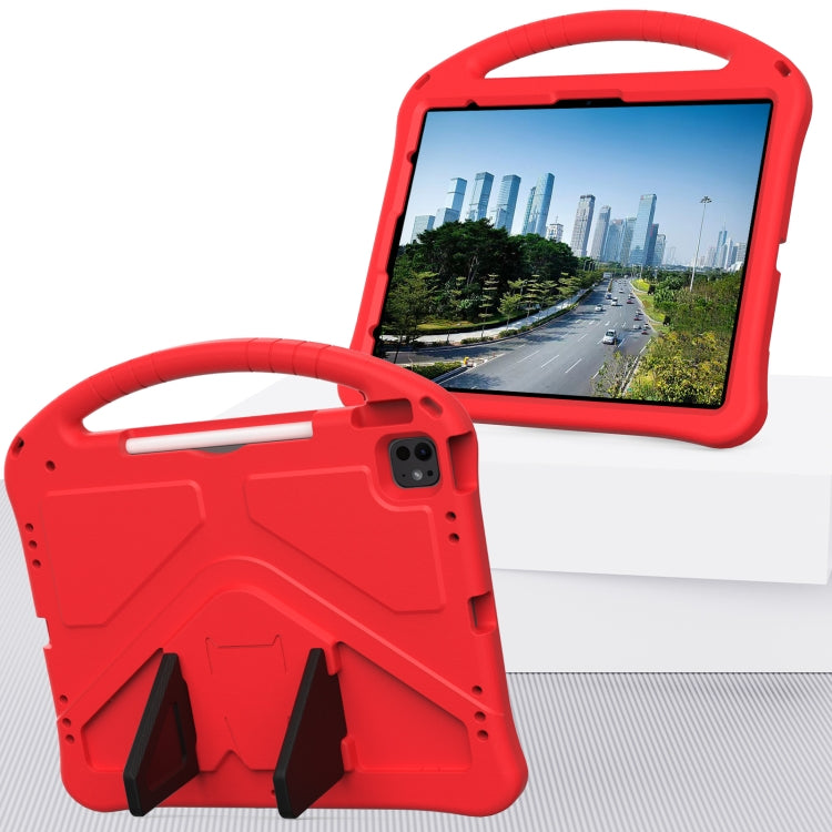 For iPad Air 13 2024 EVA Shockproof Tablet Case with Holder(Red) - iPad Air 13 2024 Cases by buy2fix | Online Shopping UK | buy2fix