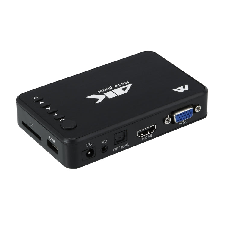 4K 30HZ HDD Player AV+VGA+HDMI SD Card U Disk Player(EU) - Multimedia Player by buy2fix | Online Shopping UK | buy2fix