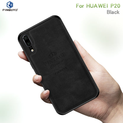 PINWUYO Shockproof Waterproof Full Coverage PC + TPU + Skin Protective Case for Huawei P20(Black) - ASUS Cases by PINWUYO | Online Shopping UK | buy2fix