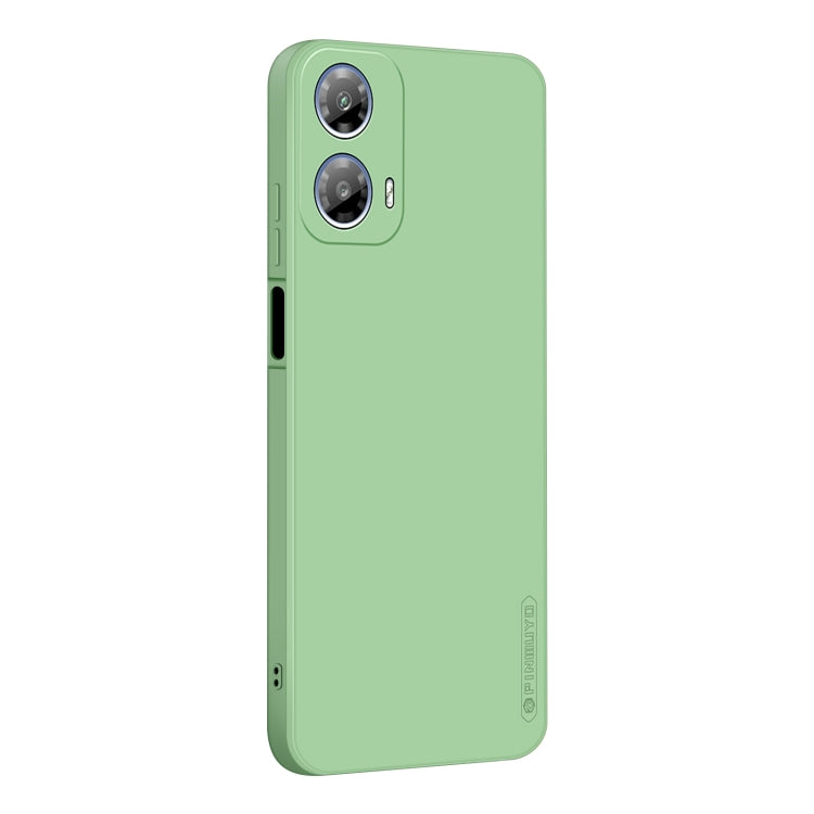 For Motorola Moto G24 / G04 PINWUYO Sense Series Liquid Silicone TPU Phone Case(Green) - Motorola Cases by PINWUYO | Online Shopping UK | buy2fix