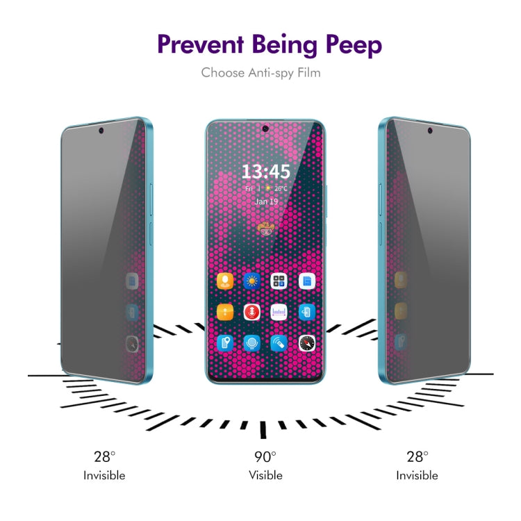 For Tecno Spark 10 Pro 2pcs ENKAY Hat-Prince 28 Degree Anti-peeping Privacy Tempered Glass Film - Tecno Tempered Glass by ENKAY | Online Shopping UK | buy2fix