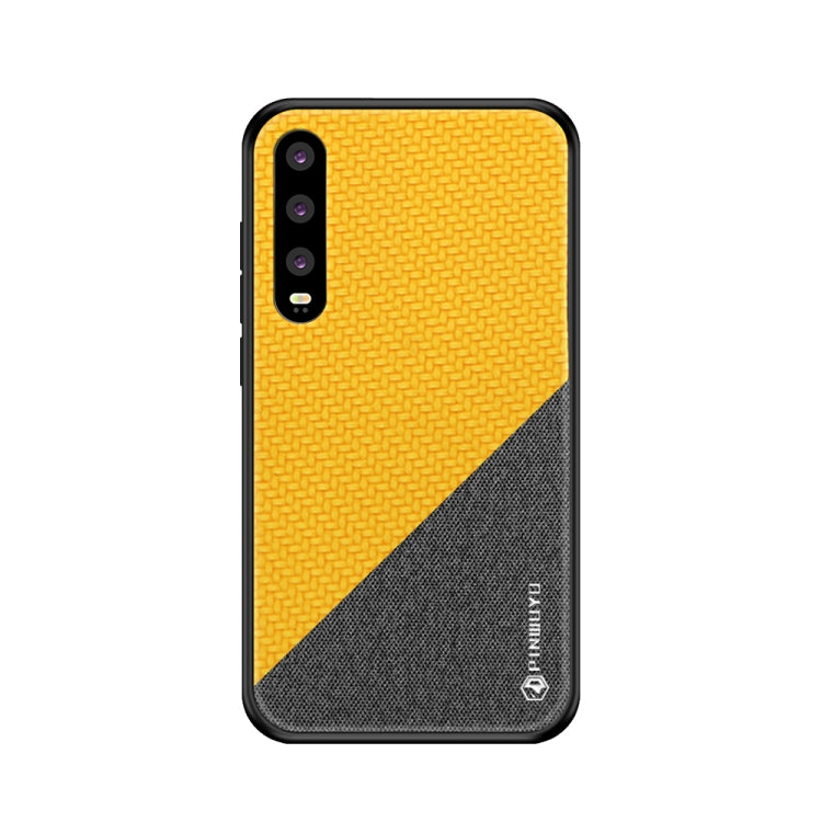 PINWUYO Honors Series Shockproof PC + TPU Protective Case for Huawei P30(Yellow) - Huawei Cases by PINWUYO | Online Shopping UK | buy2fix