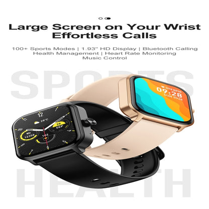 P85 1.93 inch Color Screen Smart Watch, Support Bluetooth Call / Health Monitoring(Black) - Smart Watches by buy2fix | Online Shopping UK | buy2fix