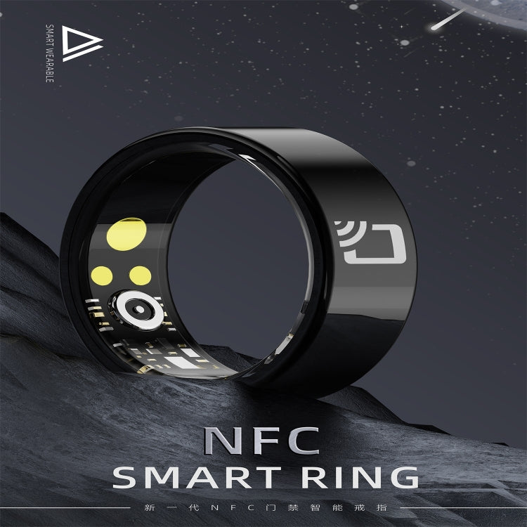 R20 SIZE 8 Smart Ring, Support Heart Rate / Blood Oxygen / Sleep Monitoring / Multiple Sports Modes(Black) - Smart Rings / Smart Telephones by buy2fix | Online Shopping UK | buy2fix