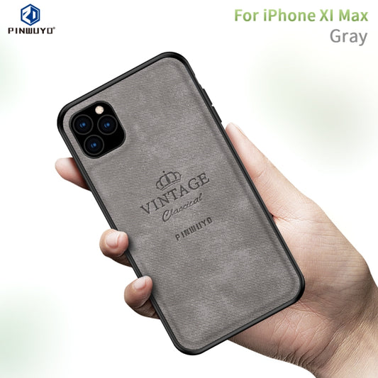 For iPhone 11 Pro Max PINWUYO Shockproof Waterproof Full Coverage PC + TPU + Skin Protective Case (Gray) - iPhone 11 Pro Max Cases by PINWUYO | Online Shopping UK | buy2fix