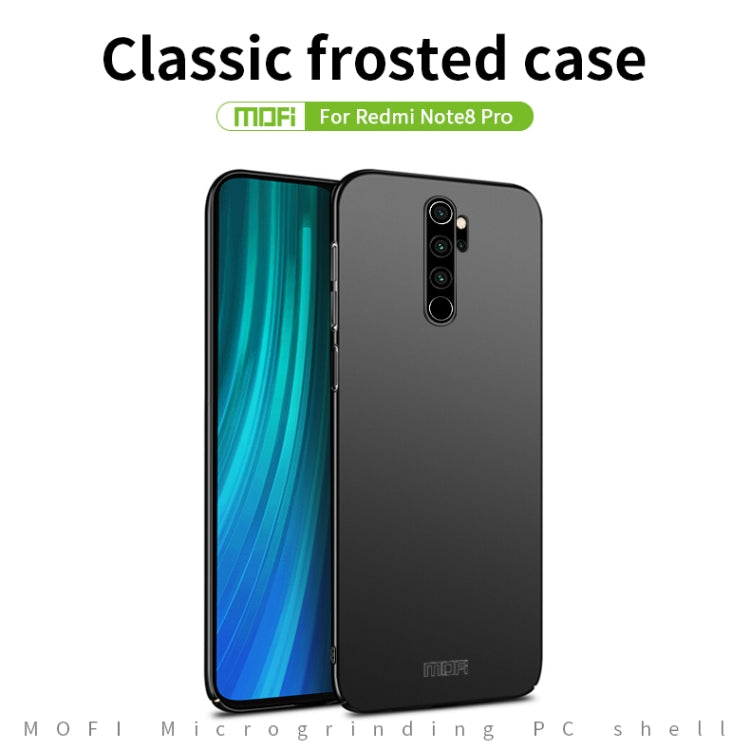 For Xiaomi RedMi Note8 Pro MOFI Frosted PC Ultra-thin Hard Case(Blue) - Xiaomi Cases by MOFI | Online Shopping UK | buy2fix