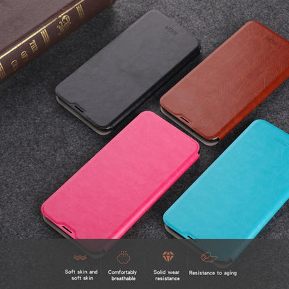 For Oneplus 6 MOFI Rui Series Classical Leather Flip Leather Case With Bracket Embedded Steel Plate All-inclusive(Red) - OnePlus Cases by MOFI | Online Shopping UK | buy2fix