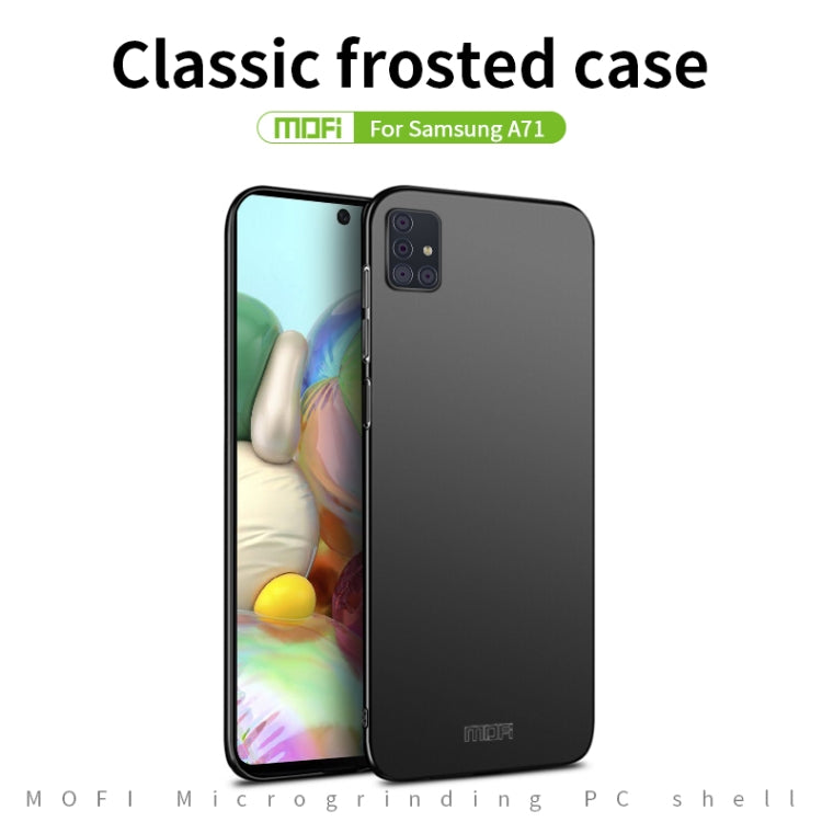 For Galaxy A71 MOFI Frosted PC Ultra-thin Hard Case(Rose Gold) - Galaxy Phone Cases by MOFI | Online Shopping UK | buy2fix