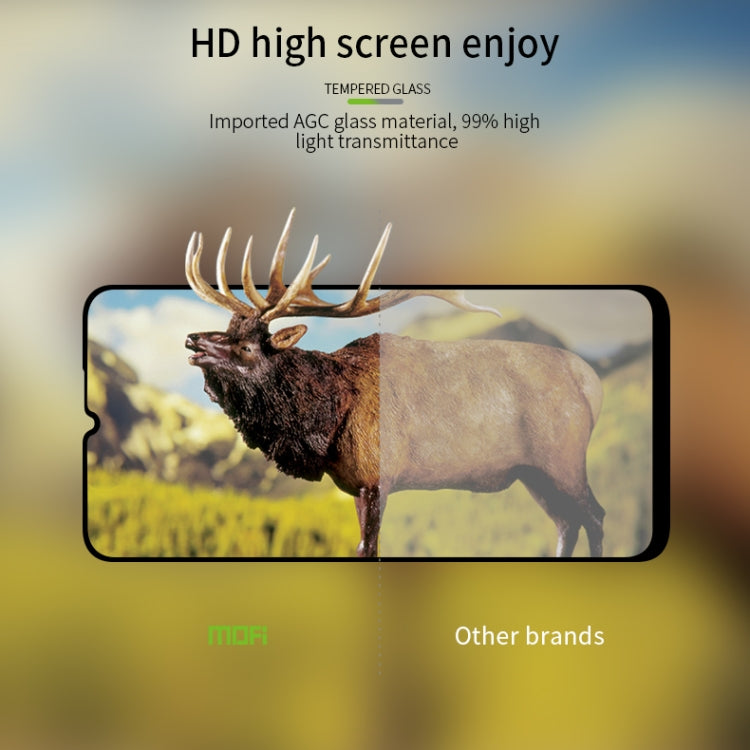 For Xiaomi 10 Lite MOFI 9H 2.5D Full Screen Tempered Glass Film(Black) -  by MOFI | Online Shopping UK | buy2fix