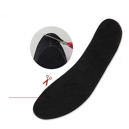 Smart Temperature-controlled Electric Insole Warm Foot Graphene Heating Insole Warm Foot Artifact Warm Foot Treasure, EU Plug, Size:43(Black for Men) - Shoes Care by buy2fix | Online Shopping UK | buy2fix