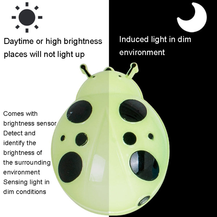 A62 Beetle Shape LED Night Light Plug-in Intelligent Light Control Sensor Light, Plug:AU Plug(Blue) - Sensor LED Lights by buy2fix | Online Shopping UK | buy2fix