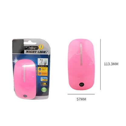 A66 Mouse Type LED Intelligent Light Control Night Light, Plug:AU Plug(Pink) - Sensor LED Lights by buy2fix | Online Shopping UK | buy2fix