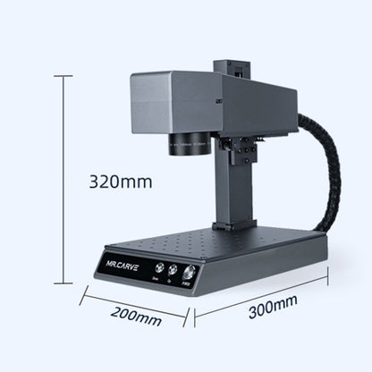 DAJA M1 Pro 2W Metal Nameplate High Precision Characters Laser Carving Machine, Style:M1pro+RT5 Swivel+RF1 Ring Fixture(EU Plug) - DIY Engraving Machines by DAJA | Online Shopping UK | buy2fix