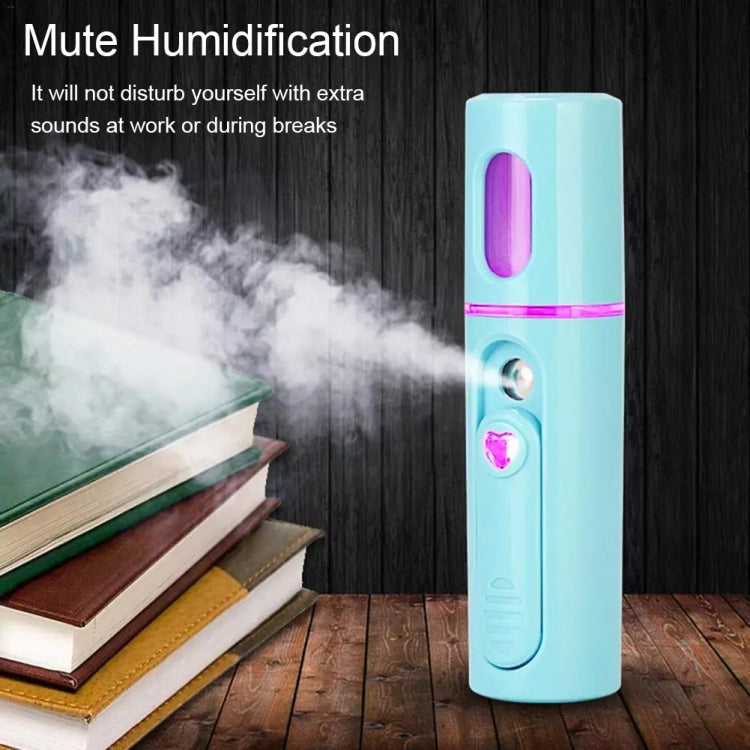 Facial Steamer Nano Steamer Handy  Face Moisture Sprayer Rechargeable Mini USB Charging Automatic Alcohol Sprayer(Light purple) - Beauty Instrument by buy2fix | Online Shopping UK | buy2fix