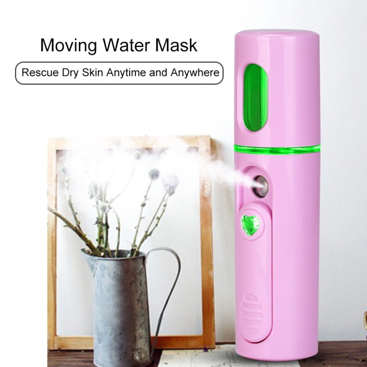 Facial Steamer Nano Steamer Handy  Face Moisture Sprayer Rechargeable Mini USB Charging Automatic Alcohol Sprayer(Light purple) - Beauty Instrument by buy2fix | Online Shopping UK | buy2fix