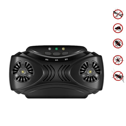 DC-9010 USB Charging Ultrasonic Mosquito Repellent Portable Insect Repellent(Black) - Repellents by buy2fix | Online Shopping UK | buy2fix