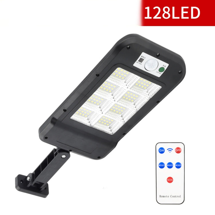 Solar Wall Light Outdoor Waterproof Human Body Induction Garden Lighting Household Street Light  8 x 16LED With Remote Control - Solar Lights by buy2fix | Online Shopping UK | buy2fix