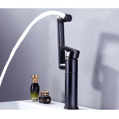 Universal Swivel Faucet Bathroom Hot & Cold Dual-Out Mode Faucet, Specification: High HT-805065-1 - Faucets & Accessories by buy2fix | Online Shopping UK | buy2fix