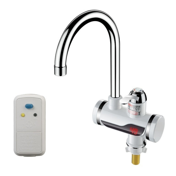 Kitchen Instant Electric Hot Water Faucet Hot & Cold Water Heater CN Plug Specification: Digital Leakage Protection Lower Water Inlet - Faucets & Accessories by buy2fix | Online Shopping UK | buy2fix