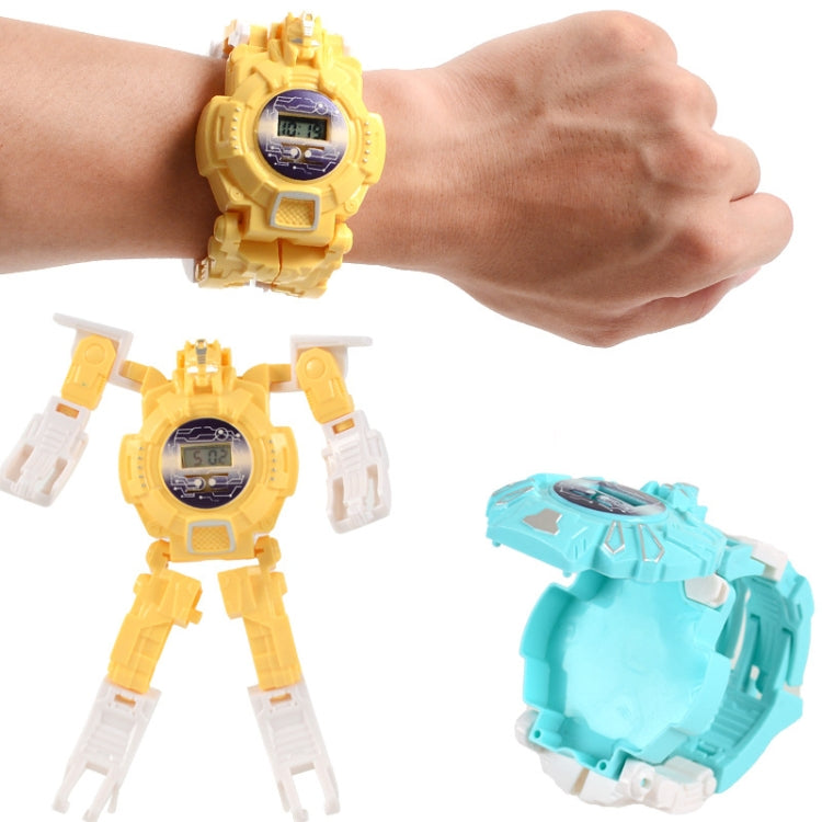 3 PCS Children Electronic Watch Cartoon Deformation Robot Toy Watch(Pink) - Electronic Pets by buy2fix | Online Shopping UK | buy2fix