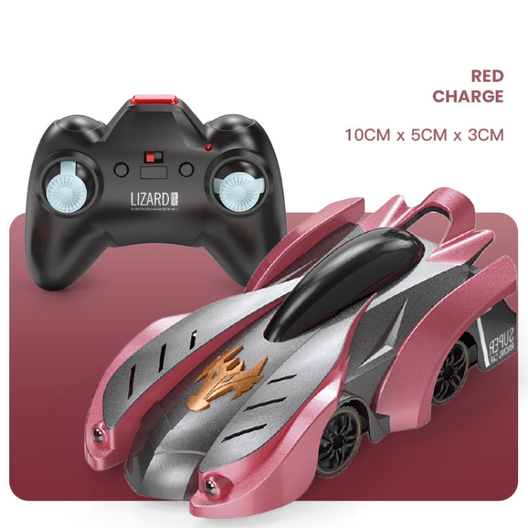 Remote Control Wall Climbing Car Mini Electric Remote Control Car Children Toy(Red Charge Handle RC Edition) - RC Cars by buy2fix | Online Shopping UK | buy2fix