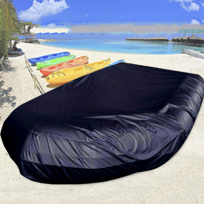 Waterproof Dust-Proof And UV-Proof Inflatable Rubber Boat Protective Cover Kayak Cover, Size: 420x94x46cm(Black) - Marine Accessories & Parts by buy2fix | Online Shopping UK | buy2fix
