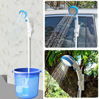 LLT-ES01 Electric Pet Shower Outdoor Camping Bath Device, Style: Standard (Sky Blue) - Shower Head by buy2fix | Online Shopping UK | buy2fix