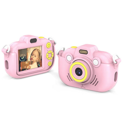 DC502 2.4-Inch 16X Zoom 2.7K Video Recording Children Digital Camera, Color: Pink No Card(AU Plug) - Children Cameras by buy2fix | Online Shopping UK | buy2fix