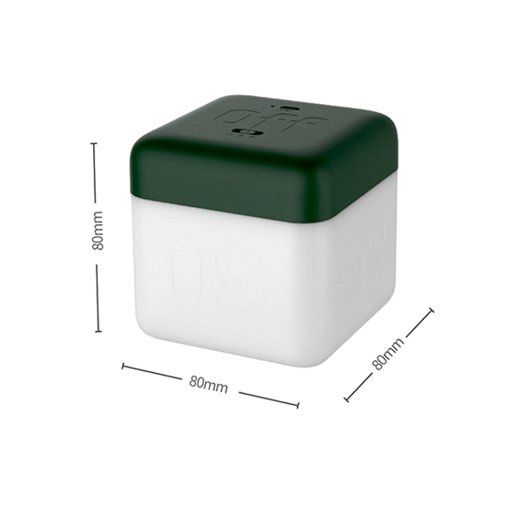 Square Flip Polyhedral Timing Night Light(Green) - Night Lights by buy2fix | Online Shopping UK | buy2fix