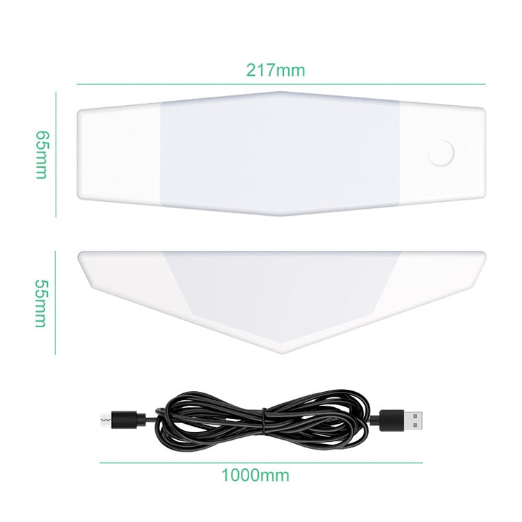 Bedroom Dimmable Gravity Sensor Eye Protection Lamp, Power source: Cold White(White) - Sensor LED Lights by buy2fix | Online Shopping UK | buy2fix