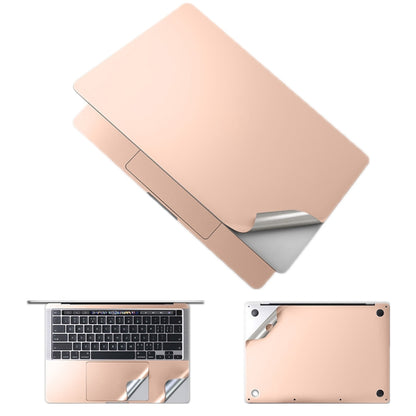 JRC Upper Cover Film + Bottom Cover Film + Full-Support Film + Touchpad Film Laptop Protective Sticker For Macbook 16Pro 2021 A2485(Gold) - Protector Sticker by JRC | Online Shopping UK | buy2fix