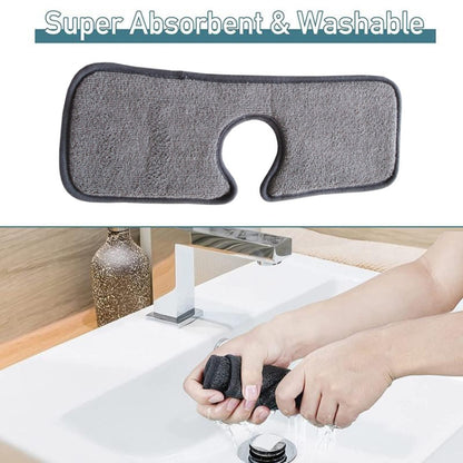 Basin Drain Pad Absorbent Dry Cleaning Pad Fiber Towel Water Mat Color Random Delivery, Size: 62.5x13cm - Bath Mats by buy2fix | Online Shopping UK | buy2fix