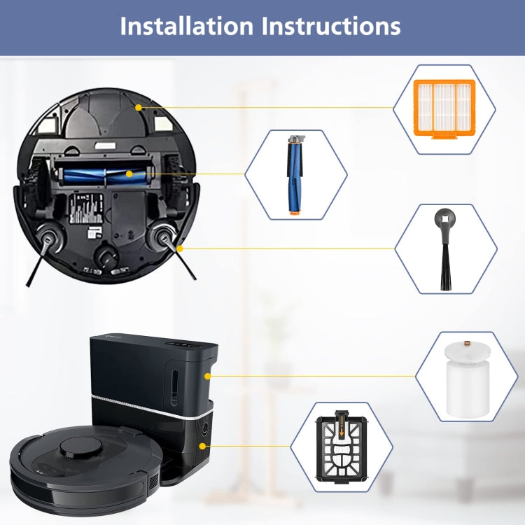 For Shark AI AV2501AE / AV2502AE Robot Vacuum Accessories Orange Filter - For Shark Accessories by buy2fix | Online Shopping UK | buy2fix