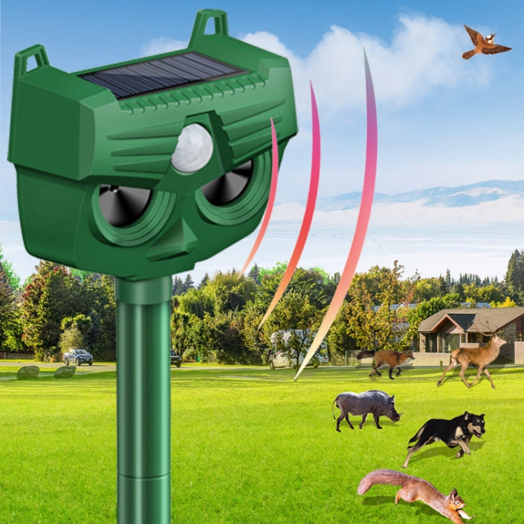 RC-543 Outdoor Solar Dog Repellent Infrared Ultrasonic Animal Bird Repellers - Outdoor Insect Repellent by buy2fix | Online Shopping UK | buy2fix