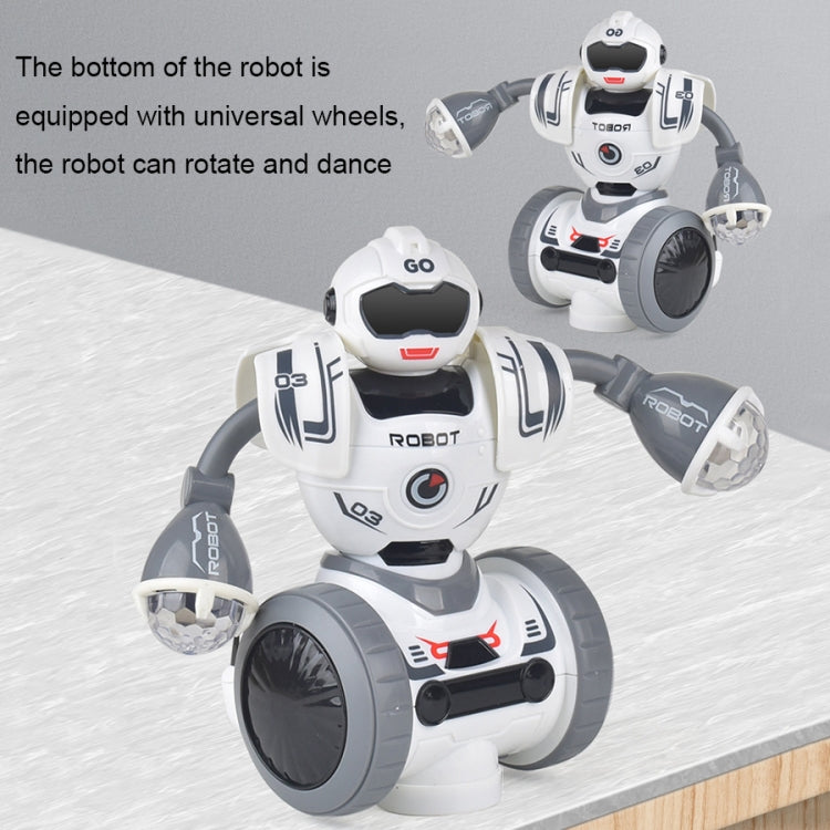 Intelligent Early Education Sound and Light Mechanical Robot Toys, Color: 1 Gray - RC Robots by buy2fix | Online Shopping UK | buy2fix