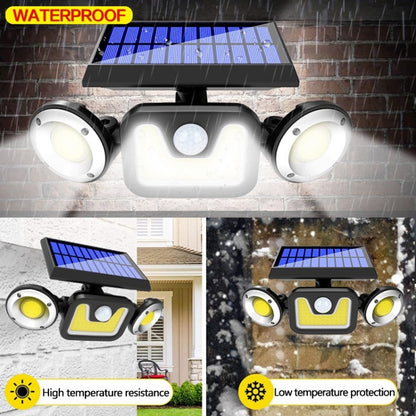 Outdoor Waterproof Human Body Sensor Garden Solar Wall Light(TY05103) - Solar Lights by buy2fix | Online Shopping UK | buy2fix