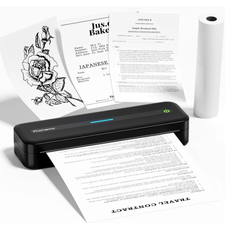 Phomemo M832 300dpi Wireless Thermal Portable Printer, Size: Letter Version(Black) - Printer by Phomemo | Online Shopping UK | buy2fix