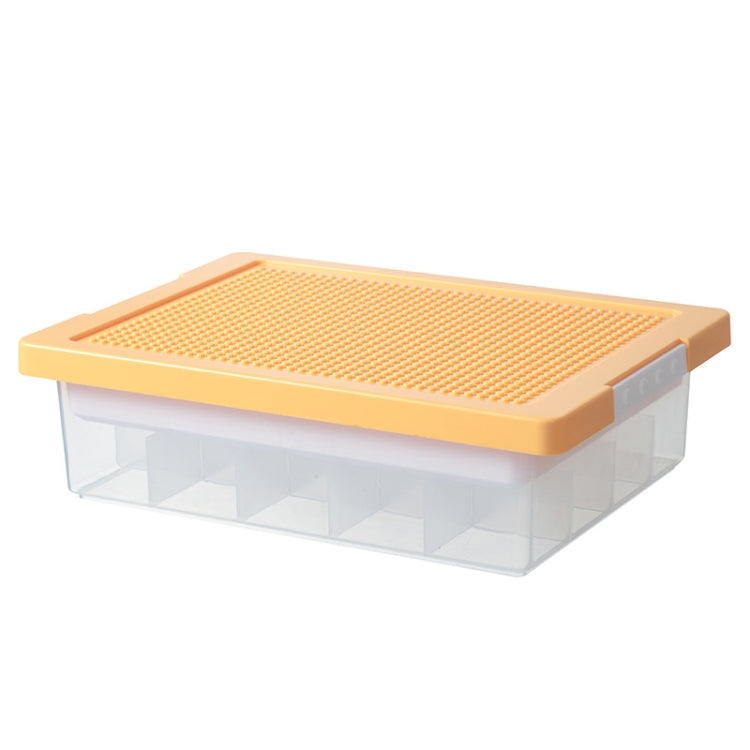 Children Toy Parts Building Blocks Storage Box(Yellow) - Storage Boxes by buy2fix | Online Shopping UK | buy2fix