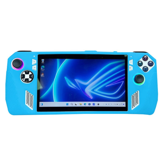 For ASUS ROG Ally Handheld Game Console Silicone Drop-proof Protective Case All-inclusive Case(Blue) - Accessories by buy2fix | Online Shopping UK | buy2fix