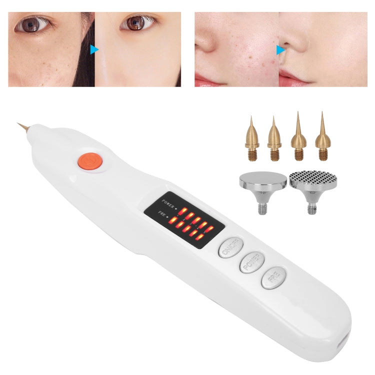 Spot Mole Pen Spot Removal Instrument Home Beauty Instrument, Spec: Charging Model US Plug(Silver) - Beauty Instrument by buy2fix | Online Shopping UK | buy2fix