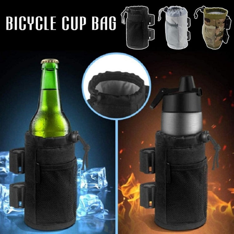 Bicycle Water Cup Holder Stroller Hanging Bottle Bag(Grey) - Bicycle Bags by buy2fix | Online Shopping UK | buy2fix