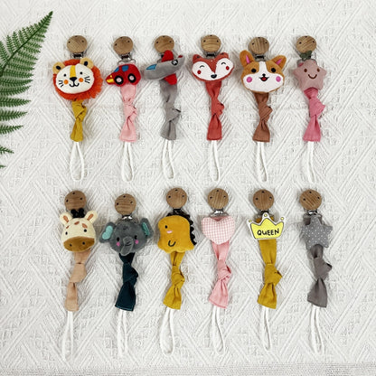 Animal Head Pacifier Chain Newborn Pacifier Clip, Style: Crown - Cups & Silicone Nipple by buy2fix | Online Shopping UK | buy2fix